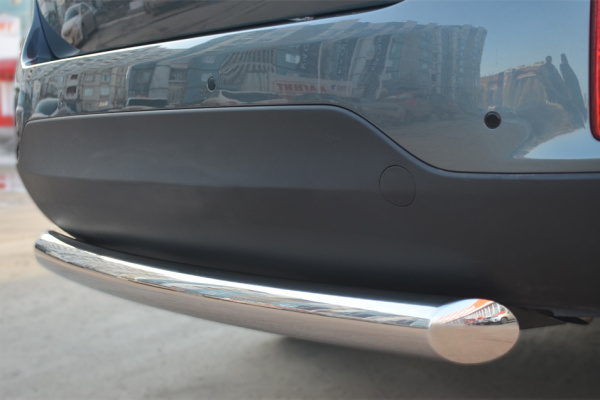 Фото Защита заднего бампера d76 (дуга) KIA Sorento 2012-