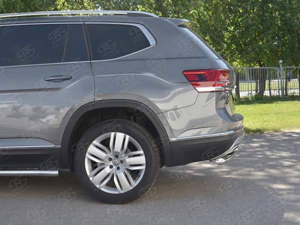 Фото Защита заднего бампера d63 дуга-d42 дуга VOLKSWAGEN TERAMONT 2017-