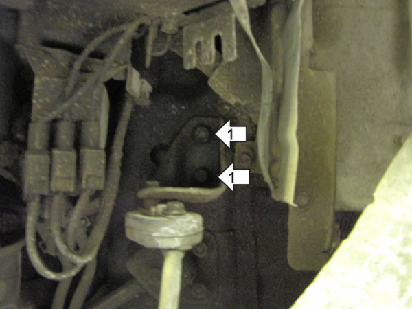 Фото Защита раздатки алюминиевая Мотодор Mitsubishi Pajero IV  2012-2020 Устанавливается только совместно с защитой КПП Motodor.