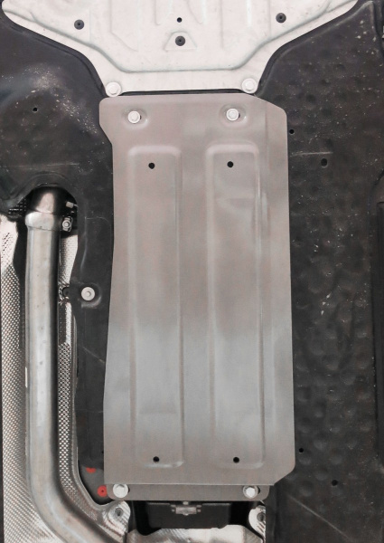 Фото Защита КПП Rival для Mercedes-Benz E-class 4WD 2013-2016, алюминий 4 мм, с крепежом, 333.3919.1