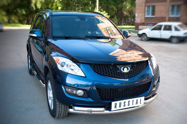 Фото Защита переднего бампера d63/63 GREAT WALL HOVER H5 2010-