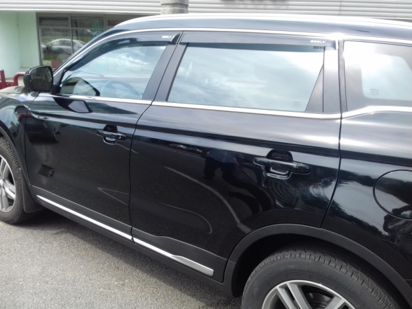 Фото Дефлекторы окон Geely Atlas, комплект 4 шт.