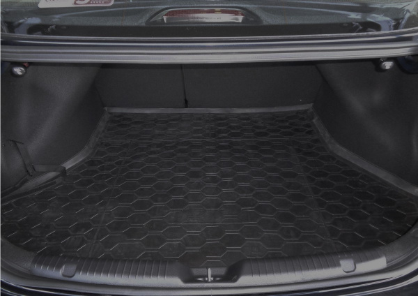 Автомобильный коврик багажника Rival для Kia Cerato III седан 2013-2018/Cerato III Classic седан 2018-н.в., полиуретан, 12802002