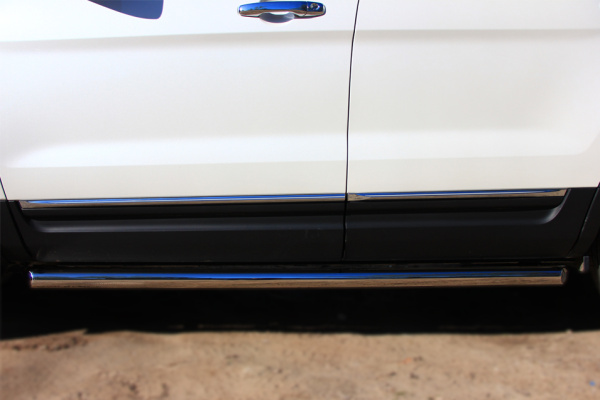 Фото Пороги труба d63 (вариант 1) FORD EXPLORER 2012-2016