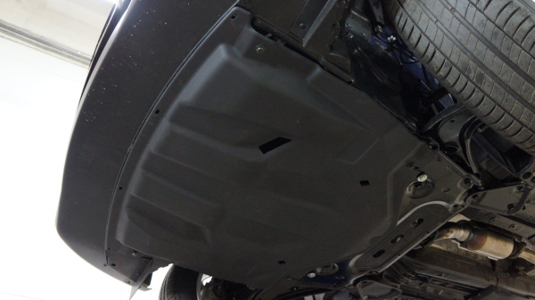 Фото Защита картера двигателя и кпп Nissan Qashqai (Великобритания) (2014-2015.11)