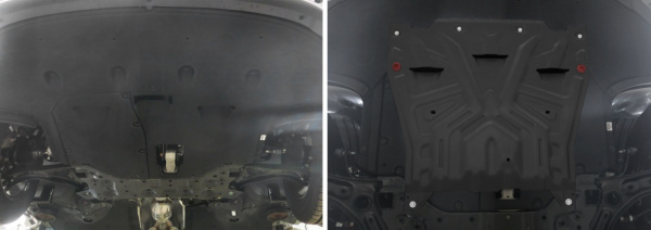 Фото Защита картера и КПП Автоброня для Kia Optima, V - 2,0(150hp); 2,4GDI(188hp) ; 2,0T-GDI(245hp) 2016-